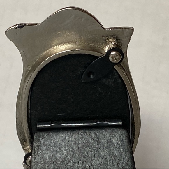 Ashleigh Manor Frame Enameled Tulip Flower Picture Size 1” X 2” Orange Pink - Picture 14 of 16